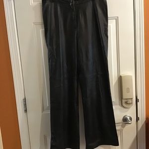 Leather pants - straight legged